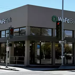 Photo of the WaFd Bank Branch location in Long Beach, California. Located at 5348 East 2nd St, Long Beach, CA  90803
