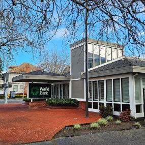 Photo of the WaFd Bank Branch location in San Rafael, California. Located at 1016 Irwin Street, San Rafael, CA  94901