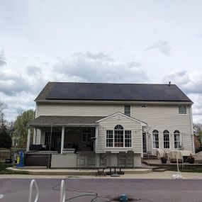 It looks like the house came with solar! Another great system, installed near Richmond, VA