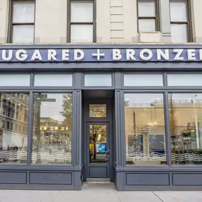 SUGARED + BRONZED Upper West Side storefront