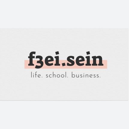 Logo von f3ei.sein - life. school. business.