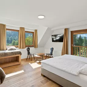 Geräumiges Hotelzimmer für Urlaub mit Hund