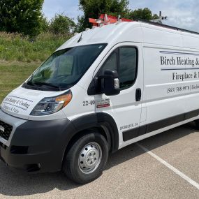Birch Heating and Cooling Fireplace and Patio Dubuque, IA  Van