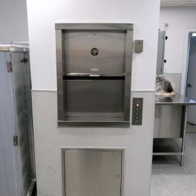 Commercial dumbwaiter from Mobility Elevator, serving the New Jersey Metro NYC area