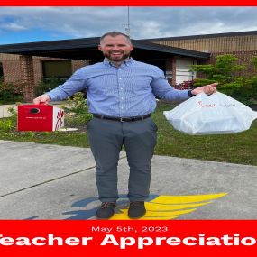 To kick off Teacher Appreciation Week next week, we wanted to take some yummy Chick-fil-A to Carrysbrook Elementary!