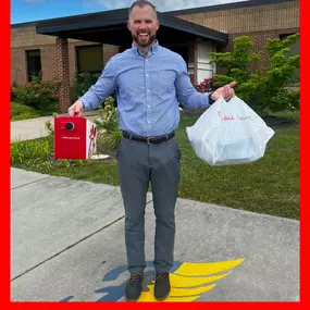 To kick off Teacher Appreciation Week next week, we wanted to take some yummy Chick-fil-A to Carrysbrook Elementary!