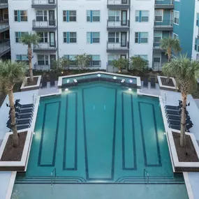 Aerial Pool View