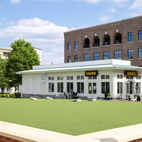 Grab a bite or shop around Downtown Alpharetta