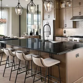 Chef-style kitchen with designer appointed features