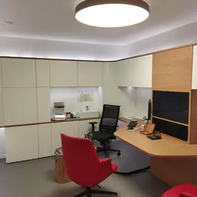 Sala de audiometría del Centro Auditivo GAES Madrid De Lemos