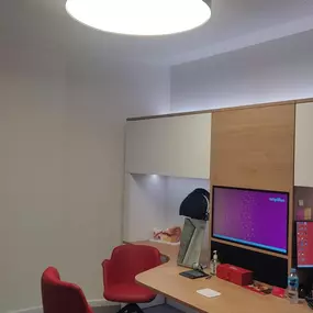 Sala de audiometría del Centro Auditivo GAES Leganés