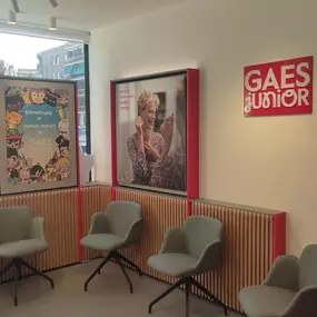 sala de espera del Centro Auditivo GAES Leganés