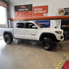 New Tacoma ???? customized to fit client’s style!

- Leveling Kit Rough Country 
- Method Wheels 17” 
- Tires Open Country RT Trail 285/70/17 

Want yours to stand out? We’ve got you covered. Visit our shop or call us today!