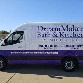 Look for us around Lubbock! DreamMaker Bath & Kitchen - your local remodeling specialists.