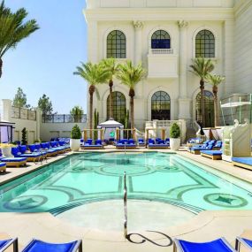 Apollo Pool in Garden of the Gods at Caesars Palace Las Vegas