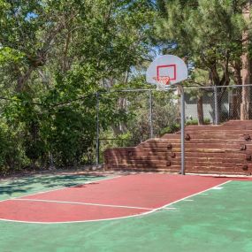 Basketball court at Arcadia Apartment Homes