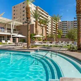 Pool at the Rays at Vegas Towers