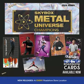 NEW RELEASE DAY!
???? 2024 Topps Chrome Football
⭐️ 2024 Star Wars Hyperspace
???? 2024-25 Prizm Basketball
???? 2024-25 O-Pee-Chee Platinum Hockey
???? 2024 Skybox Metal Universe Champions
Stop in at any one of our Roadshow Cards locations in Kentucky, Texas, New York, and California
.
.
#sportscards #sportscardinvestment #vintagesportscards #topps #fanatics #paniniamerica #upperdecksportscards
#tombrady #jaydendaniels #maliknabers #ewanmcgregor #pedropascal #natalieportman #darthvader #stephcu