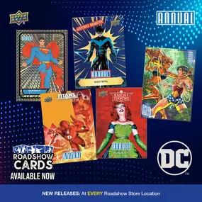 Roadshow
NEW RELEASE DAY!
2024 Upper Deck DC Annual
2023-24 Skybox E-X 2000 Hockey
Stop in at any one of our Roadshow Cards locations in Kentucky, Texas, New York, and California
.
.
#sportscards #sportscardinvestment #vintagesportscards #topps #fanatics #paniniamerica #upperdecksportscards
#batman #superman #wonderwoman #flash #nightwing
#connorbedard #connormcdavid #stevestamkos #calemakar #waynegretzky