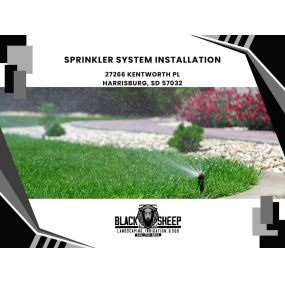 sprinkler system installation