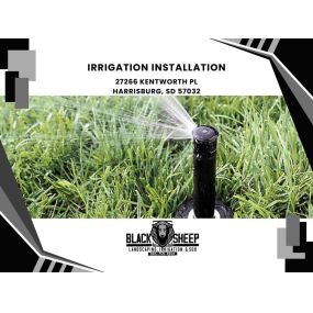 irrigation installation