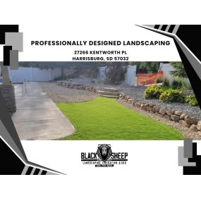 professionally designed landscaping