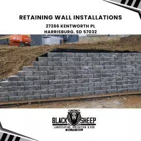 retaining wall installations