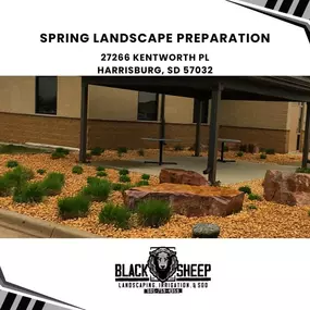 spring landscape preparation