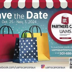 Partners Card shopping starts Friday October 25th! Dilly Dally’s is proud to support cancer research and the @uamscanceraux as a participating merchant. Purchase your card for $50 to receive 20% off at over 200 business across the state . Cards can be purchased at Dilly Dally’s or online at uamspartnerscard.com 
Jump start your holiday shopping with us and save 20%!