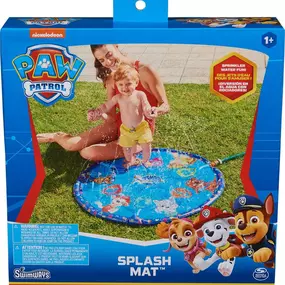 Splash around with your favorite pups with the Swimways Splash Mat! These splash pads are a summer backyard essential for extra hot days! Your little one can enjoy endless hours of outdoor fun in comfort ...with the water sprinkler feature. Simply attach the water mat to a hose and turn the water on to get the sprinklers working!