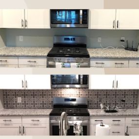 Our professional handyman installed a kitchen backsplash tile pattern in the local area of Port Royal, SC