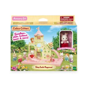 This is a Calico Critters Baby Castle Playground Accessory Set made by the good people over at Epoch.

This set contains a Calico Critter figure and Castle Playground set. 

A great set for any fan of Calico Critters.