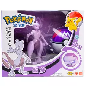 Unleash the power of Mewtwo, one of the most iconic and powerful Psychic-type Pokémon, with this action figure set. Perfect for Pokémon trainers and collectors of all ages, this set includes everything you need to recreate exciting battles and capture the essence of Mewtwo.