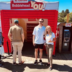 State Farm at the Oregon State Fair 
We had a blast giving out bobbleheads