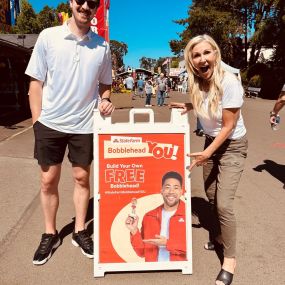 State Farm at the Oregon State Fair 
We had a blast giving out bobbleheads