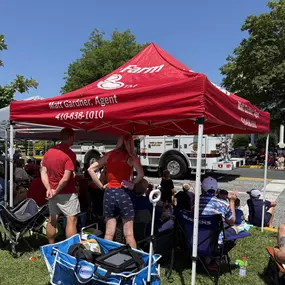 Team spirit and patriotic pride on full display at the Havre de Grace Independence Day Parade!