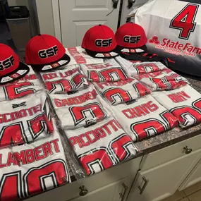 Gearing up for softball season with some fresh, new threads!
