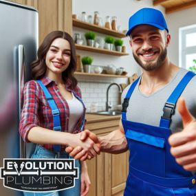 Evolution plumbing happy customer photo