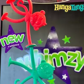 I mentioned our new HangaTang toys in this week's Wednesday Words. Then I had to have Tom stick them on our lights over the register. Are they the coolest or what ??? ????????????