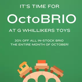 We’re celebrating BRIO with our amazing OctoBRIO sale! ???? All BRIO items are 30% off the entire month of October! ???? This is the perfect time to stock up on BRIO gifts for the holidays ???????????? *October 1st - October 31st *Cannot be combined with any other offer #brio #octobrio #toytrains #preschooltoys #neighborhoodtoystore #fauquiercounty