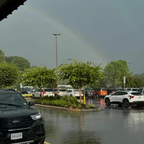 We love seeing a rainbow over the store! ????❤️ #rainbows #summerstorm #rainbowmagic #neighborhoodtoystore #fauquiercounty