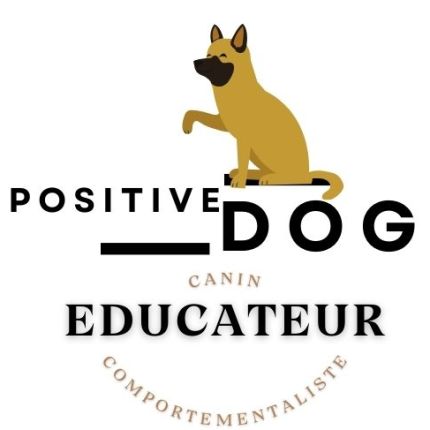 Logo od positivedog éducateur canin comportementaliste 66