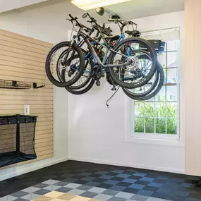 No room for bikes? No problem! This bluetooth-enabled bike lift helped this Lancaster, PA garage owner take back their space and make room for more! Contact us to learn more about smart lifts to enhance your garage today.