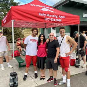 Great night supporting the Lincoln High School Cardinal Football Team at the Kickoff Jamboree!