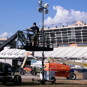 equipment rentals for entertainment industry applications