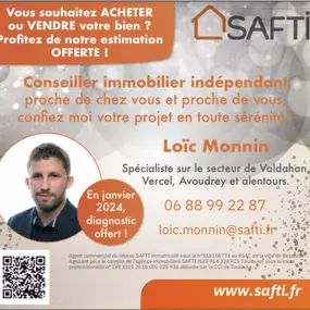 Bild von Loïc MONNIN - Conseiller immobilier - SAFTI - Valdahon