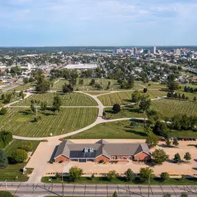 Aerial view of Funeral Home- 520 Wilson Ave SW, Cedar Rapids, IA 52404
(319) 364-1549