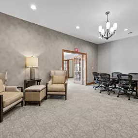 Gathering room  at Murdoch Funeral Home & Cremation Services 3855 Katz Dr, Marion, IA 52302
(319) 377-1553