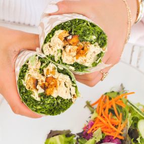 Kale Chicken Caeser Wrap