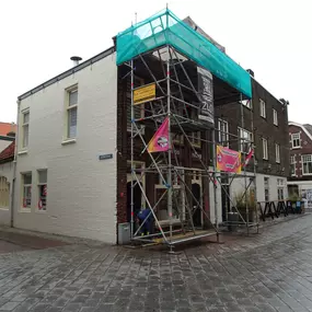 Gevelrestauratie winkel in Goes